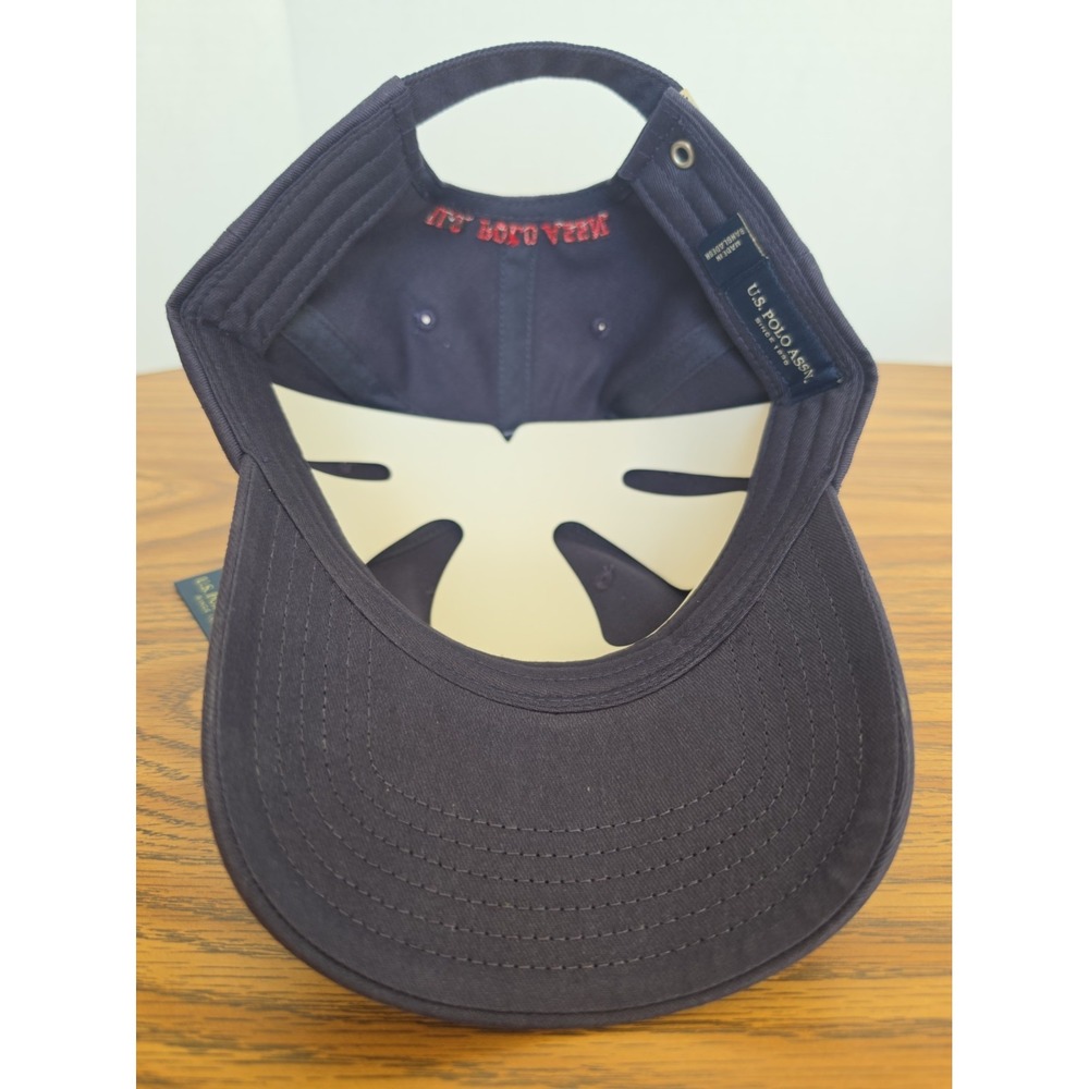 NWT U.S. Polo Assn. BLUE Adjustable Baseball Cap USA Flag Embroidery 250TH - Picture 6 of 9